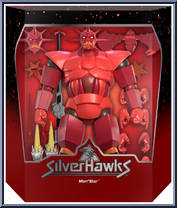 Mon*Star (Red) from SilverHawks - Ultimate manufactured by Super7 [Front]