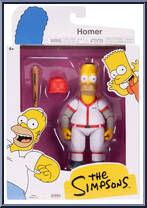 Homer (Baseball) from Simpsons - Basic Series manufactured by Jakks Pacific [Front]
