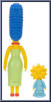 Marge & Maggie from Simpsons - Basic Series manufactured by Jakks Pacific [Loose]