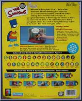 Bartman from Simpsons - Series  5 manufactured by Playmates [Back]