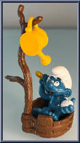 Bathtub Smurf from Smurfs - Super Smurfs manufactured by Peyo [Loose]