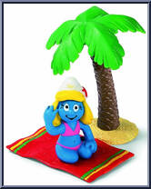 Beach Holiday Smurfette from Smurfs - Super Smurfs manufactured by Peyo [Loose]