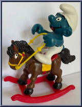 Hobby Horse Smurf from Smurfs - Super Smurfs manufactured by Peyo [Loose]