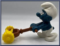 Lawnmower Smurf from Smurfs - Super Smurfs manufactured by Peyo [Loose]