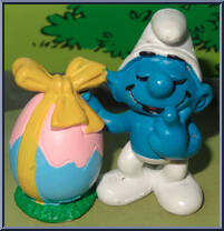 Smurf (Big Easter Egg) from Smurfs - Easter Smurfs manufactured by Peyo [Loose]