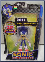 Sonic Through Time (Modern) from Sonic the Hedgehog - 20th Anniversary - 5" Scale manufactured by Jazwares [Front]