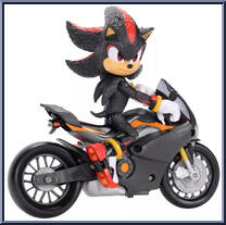 Shadow + Motorcycle from Sonic the Hedgehog 3 - Vehicles manufactured by Jakks Pacific [Loose]