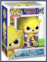 Super Sonic (First Appearance) (Glows in the Dark) from Sonic the Hedgehog - Pop! Vinyl Figures manufactured by Funko [Front]