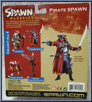 Pirate Spawn from Spawn - Series 34 - Spawn Classics manufactured by McFarlane [Back]