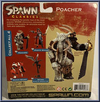 Poacher from Spawn - Series 34 - Spawn Classics manufactured by McFarlane [Back]