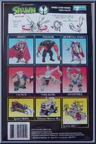 Spawn (Hamburger Head) from Spawn - Series  1 manufactured by McFarlane [Back]