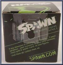 Spawn the Black Knight from Spawn - Trading Figures - Series 1 manufactured by McFarlane [Back]