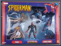 3-Pack (Spider-Man / Sky Sled / Phage) from Spider-Man (2000) - Multi-Packs manufactured by Toy Biz [Front]