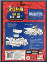Dirt Bike from Spider-Man (2000) - Bump 'N Go manufactured by Toy Biz [Back]
