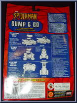 Dirt Bike from Spider-Man (2000) - Bump 'N Go manufactured by Toy Biz [Back]