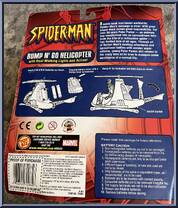 Helicopter from Spider-Man (2000) - Bump 'N Go manufactured by Toy Biz [Back]