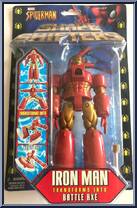 Iron Man from Spider-Man (2000) - Shape Shifters - 2004 manufactured by Toy Biz [Front]