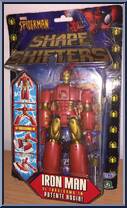 Iron Man from Spider-Man (2000) - Shape Shifters - 2004 manufactured by Toy Biz [Front]