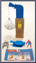 Web Net Parking Garage from Spider-Man (2000) - Stunt System - Series 1 manufactured by Toy Biz [Loose]