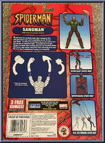 Sandman from Spider-Man (2000) - Series 12 manufactured by Toy Biz [Back]