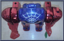 Spider-Man from Spider-Man (2000) - Mech Tech Battle Armor manufactured by Toy Biz [Loose]
