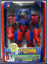 Spider-Man from Spider-Man (2000) - Mech Tech Battle Armor manufactured by Toy Biz [Front]
