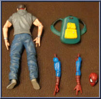 Spider-Man (Secret Identity) from Spider-Man (2000) - Series  9 manufactured by Toy Biz [Loose]