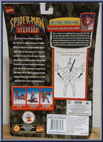 Spider-Man (Air Strike) from Spider-Man (2000) - 2000 manufactured by Toy Biz [Back]