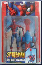 Spider-Man (Aqua Blast) from Spider-Man (2000) - Series 13 manufactured by Toy Biz [Front]
