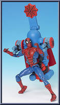 Spider-Man (Aqua Blast) from Spider-Man (2000) - Series 13 manufactured by Toy Biz [Loose]