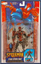 Spider-Man (Cyber) from Spider-Man (2000) - Series  9 manufactured by Toy Biz [Front]