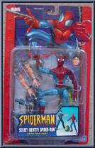 Spider-Man (Secret Identity) from Spider-Man (2000) - Series  9 manufactured by Toy Biz [Front]
