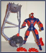 Spider-Man (Flip 'n Trap) from Spider-Man (2000) - 2000 with Video manufactured by Toy Biz [Loose]