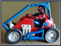 Sprint Racer from Spider-Man (2000) - Bump 'N Go manufactured by Toy Biz [Loose]