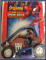 Sprint Racer from Spider-Man (2000) - Bump 'N Go manufactured by Toy Biz [Front]