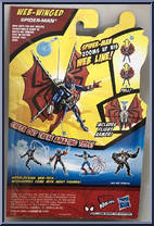 Spider-Man (Web-Winged) from Spider-Man (2010) - Wave 4 manufactured by Hasbro [Back]