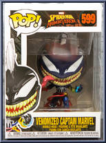Captain Marvel (Venomized) from Spider-Man - Spider-Man Maximum Venom Pop! manufactured by Funko [Front]