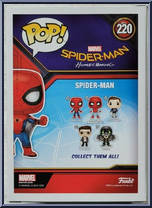 Spider-Man (Web Wings) from Spider-Man - Spider-Man Homecoming Pop! manufactured by Funko [Back]