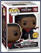 Miles Morales (Classic Suit) (Unmasked) (Chase) from Spider-Man - Miles Morales - Pop! Vinyl Figures manufactured by Funko [Front]