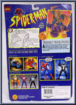 Hobgoblin (Pumpkin Bomber) from Spider-Man - Motorized manufactured by Toy Biz [Back]