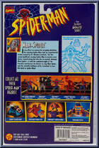 Man-Spider from Spider-Man - Animated - Series 6 manufactured by Toy Biz [Back]