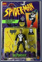 Punisher from Spider-Man - Animated - Series 5 manufactured by Toy Biz [Front]