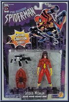 Spider-Woman from Spider-Man - Animated - Series 7 manufactured by Toy Biz [Front]