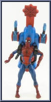 Spider-Man (Aqua Blast Double Jet) from Spider-Man - Web Splashers - The Amazing manufactured by Toy Biz [Loose]