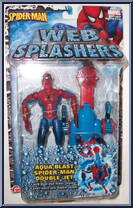 Spider-Man (Aqua Blast Double Jet) from Spider-Man - Web Splashers - The Amazing manufactured by Toy Biz [Front]