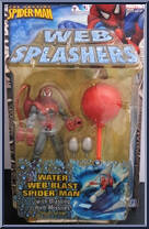Spider-Man (Water Web Blast) from Spider-Man - Web Splashers - The Amazing manufactured by Toy Biz [Front]