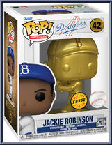 Jackie Robinson (Batting / Gold) (Chase) from Sports Legends - Pop! Vinyl Figures manufactured by Funko [Front]