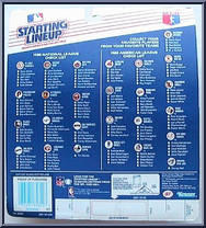 Brian Downing from Starting Lineup - Baseball - 1988 Series manufactured by Kenner [Back]