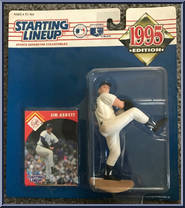 Jim Abbott from Starting Lineup - Baseball - 1995 Series manufactured by Kenner [Front]