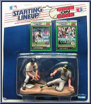 Alan Trammell / Jose Canseco from Starting Lineup - Baseball - One on One - 1989 manufactured by Kenner [Front]